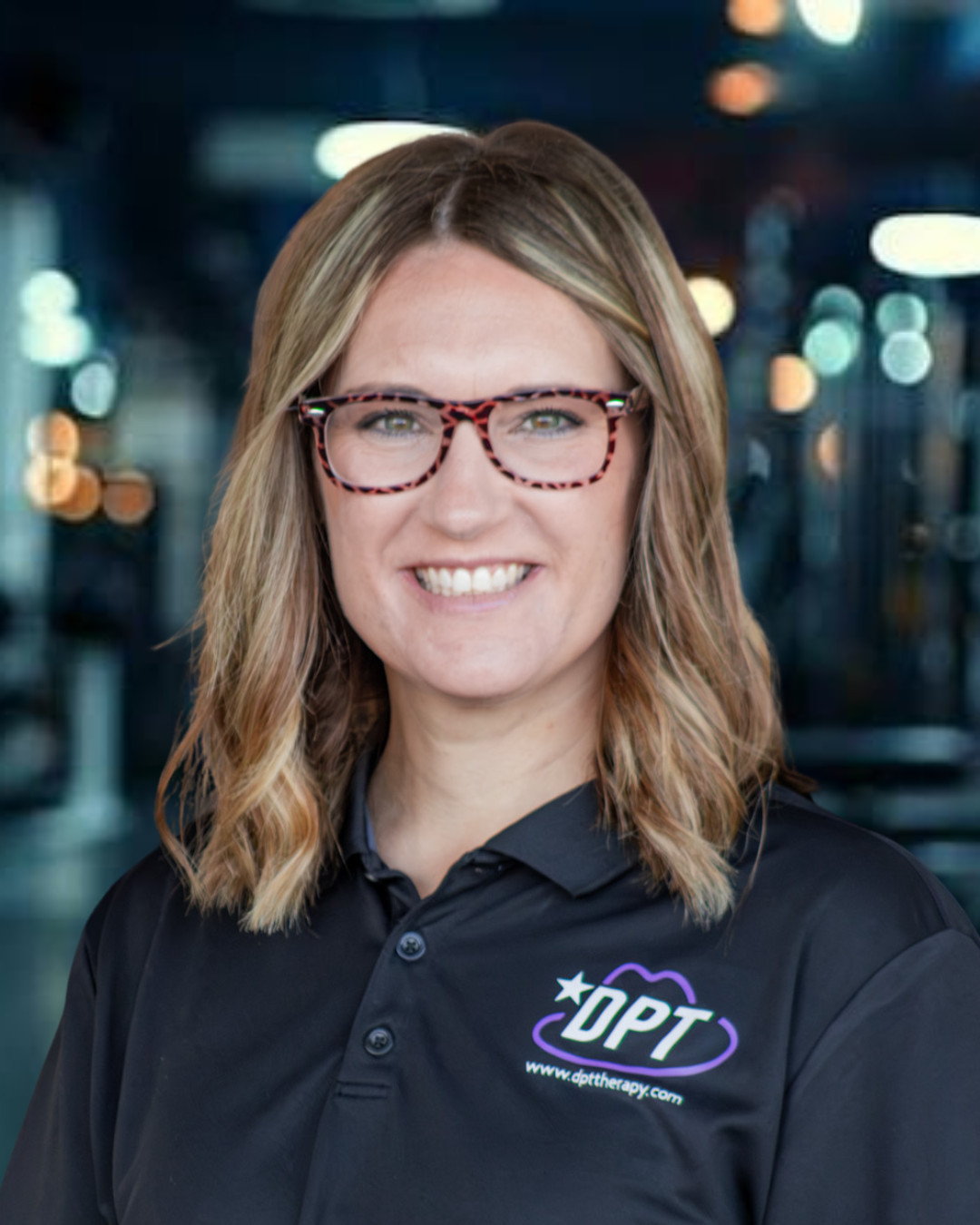 Dr. Denise Sullivan, physical therapist at DPT Physical Therapy’s Stephenville location, smiling for a professional headshot.