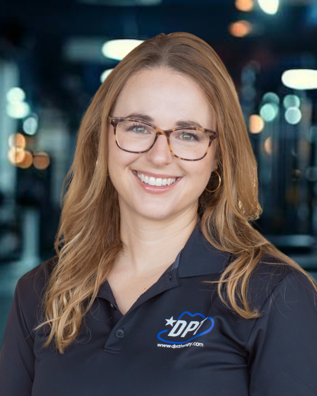 Jessica Viotto, physical therapist assistant at DPT Physical Therapy’s Stephenville location, smiling for a professional headshot.