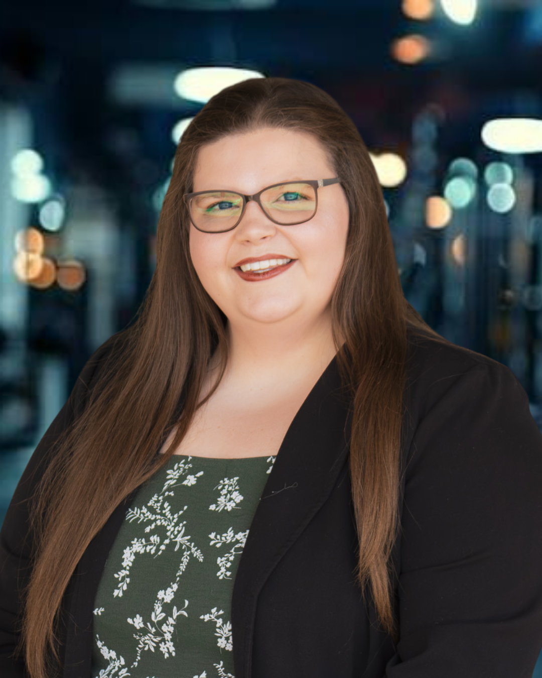 Katie, Marketing Manager at DPT Physical Therapy & Performance, smiling for a professional headshot.