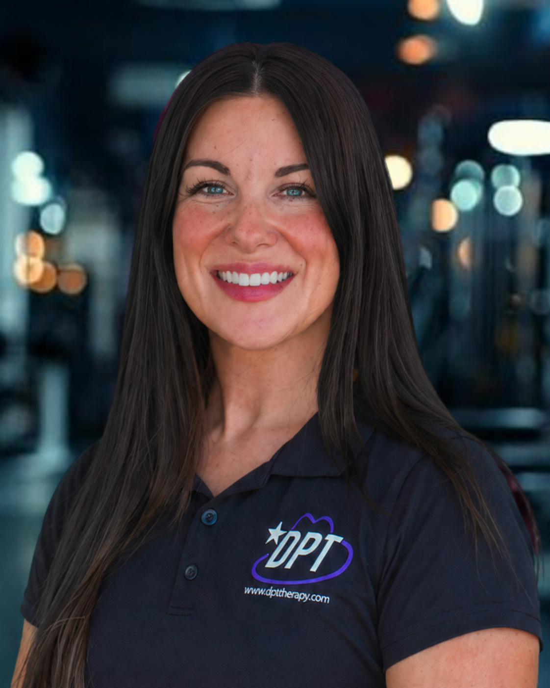 Dr. Shelby Cornell-Price, physical therapist and Clinic Manager at DPT Physical Therapy’s Mineral Wells location, smiling for a professional headshot.
